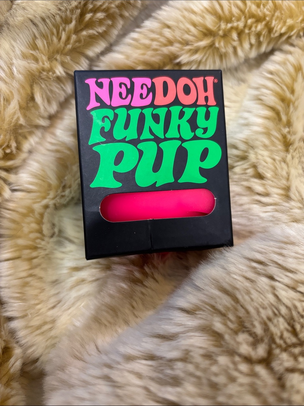Needoh Funky Pup Neon Pink